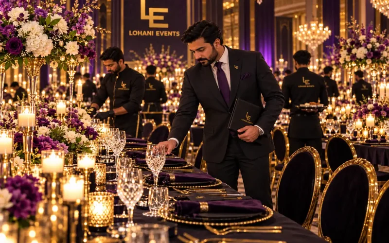 Lohani Events Gala Banquet Inspection